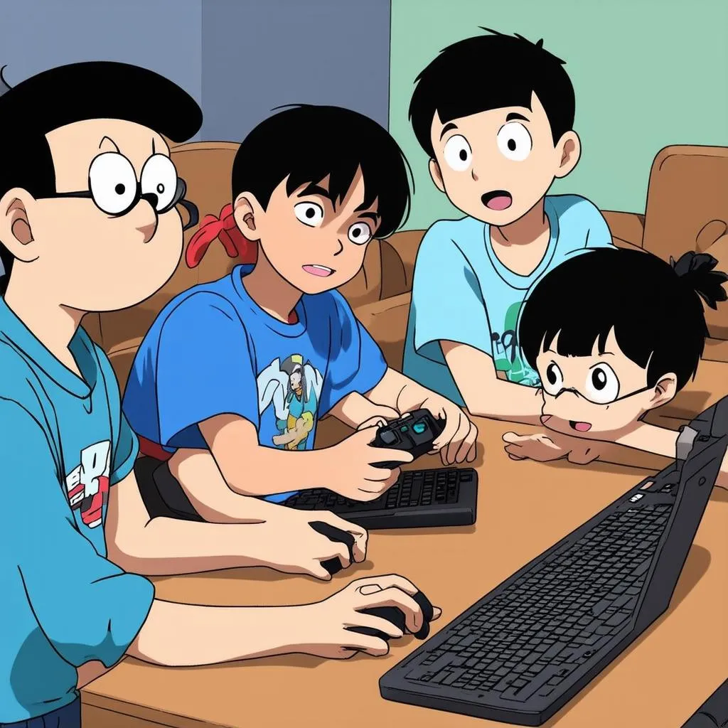 Game Doremon Nobita, Xuka, Chaien, Xeko