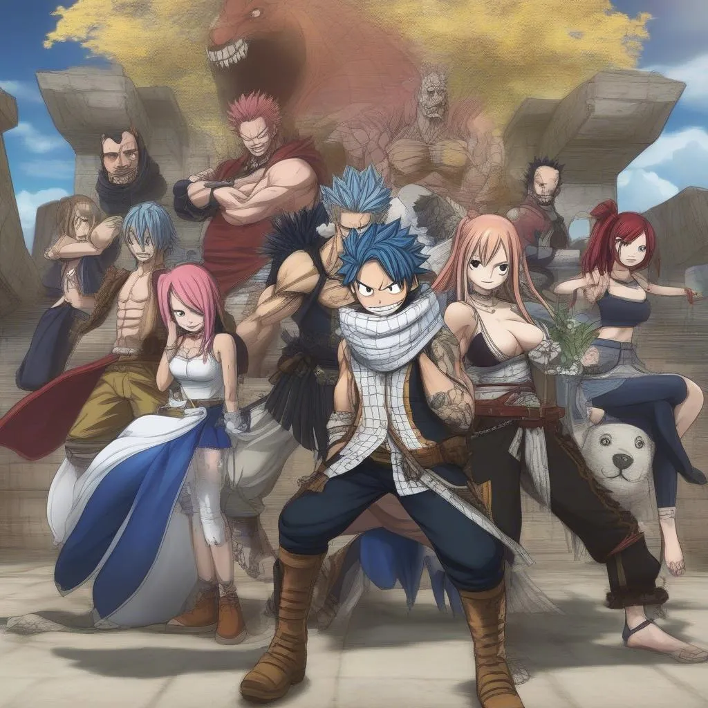 Nhân vật trong game Fairy Tail private