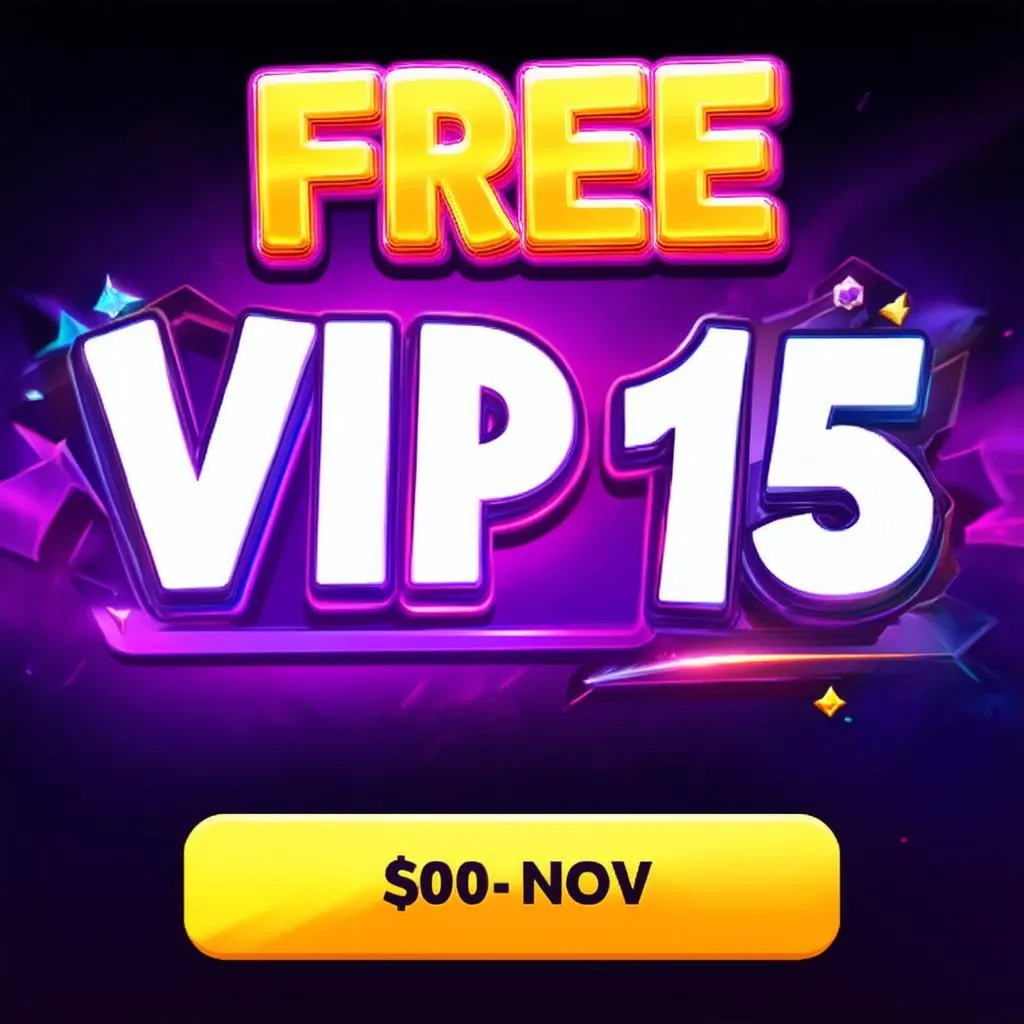 Banner quảng cáo game free VIP 15