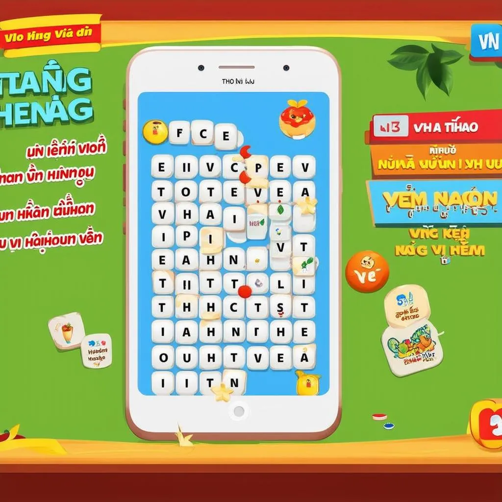 Game ghép chữ tiếng Việt online