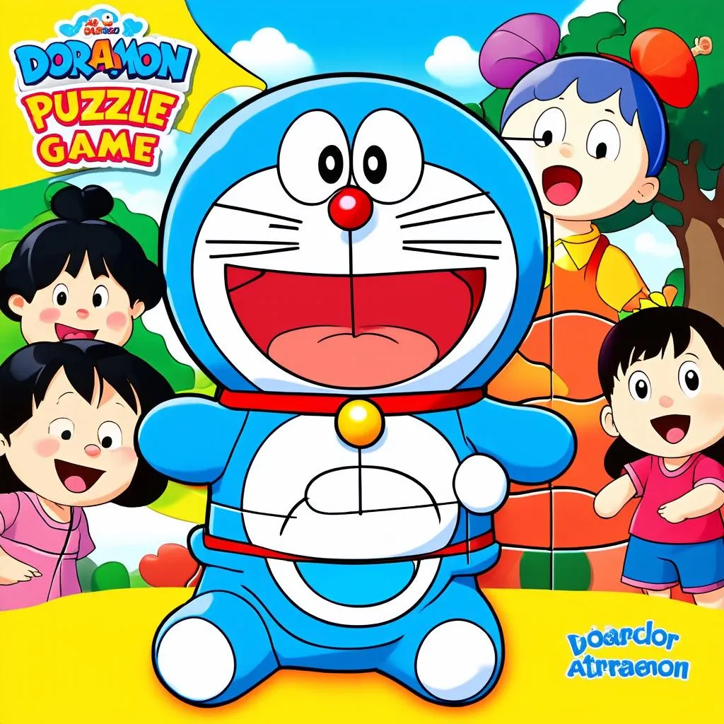 Game Ghép Hình Doraemon Cho Bé