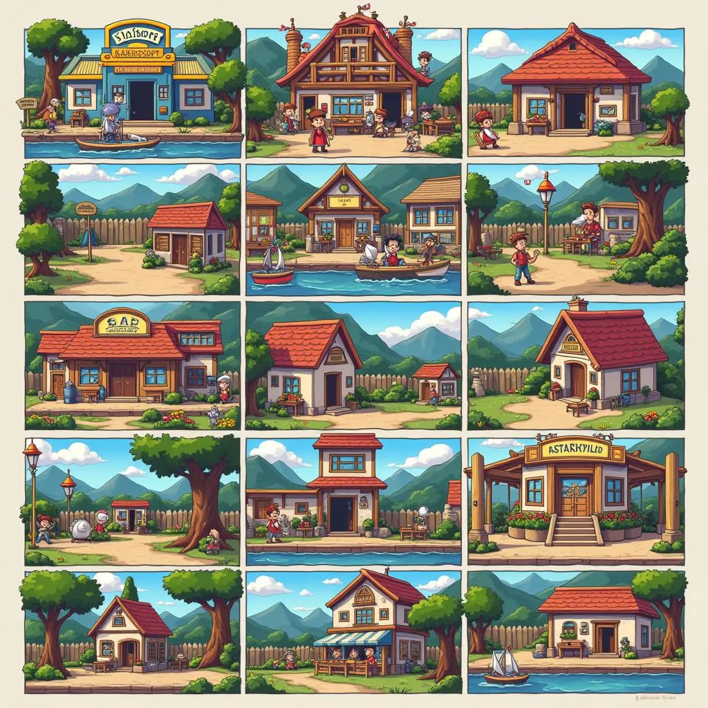 Game Kairosoft phong cách pixel