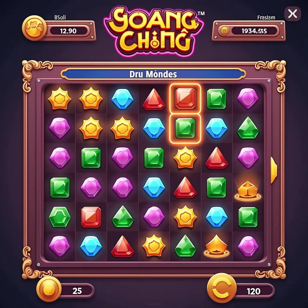 Giao diện game kim cương 3 full crack