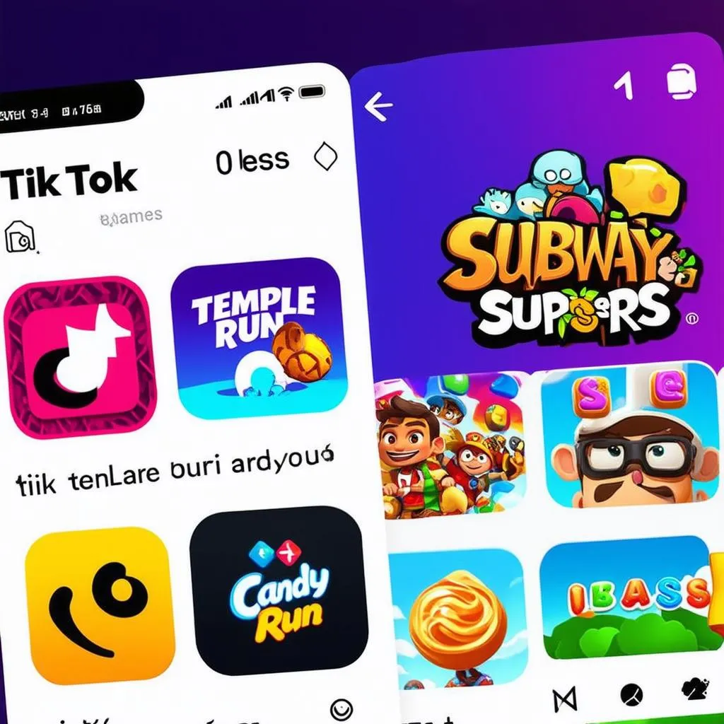 Game mobile trên Tik Tok