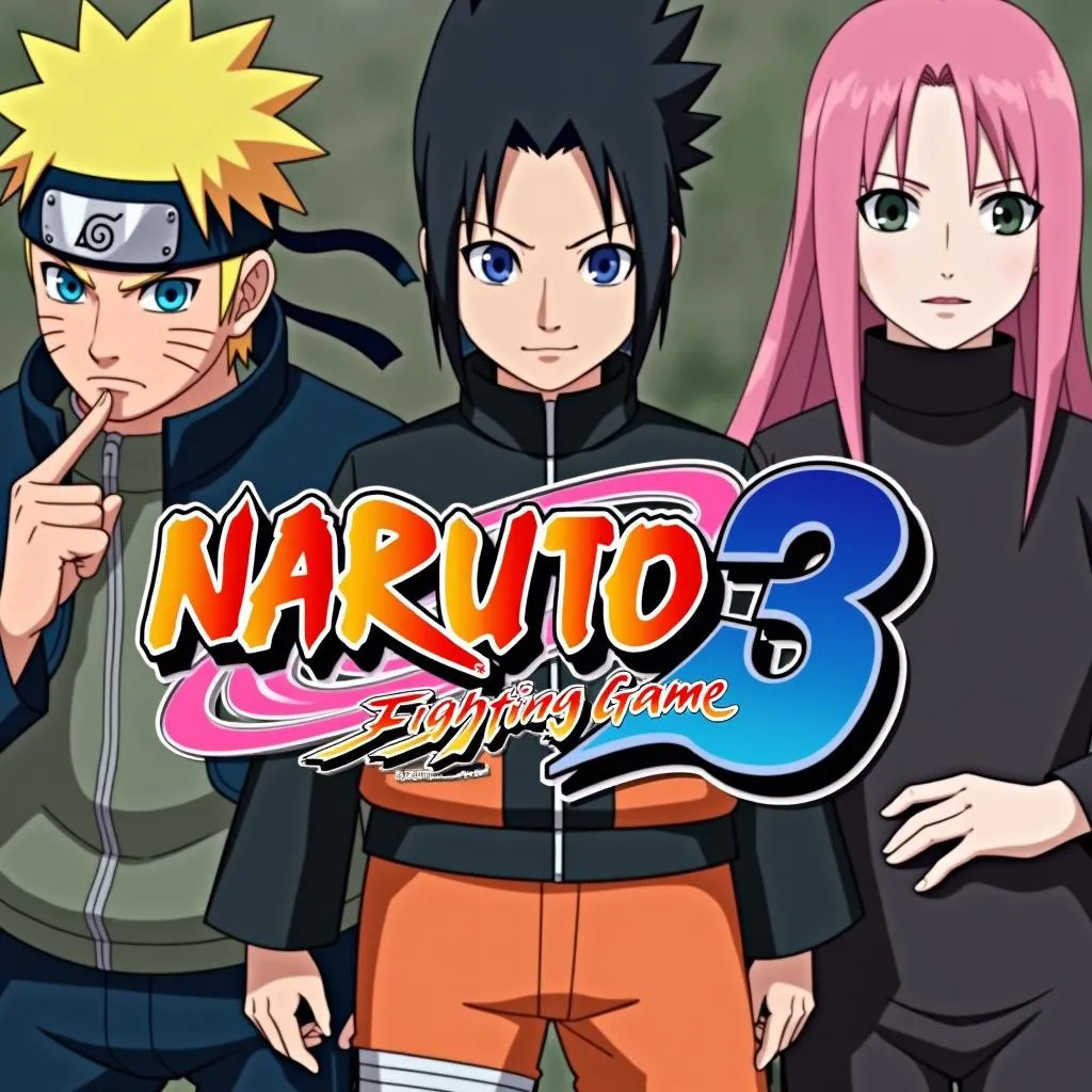 Game Naruto Quyết Đấu 3: Màn Hình Đăng Nhập