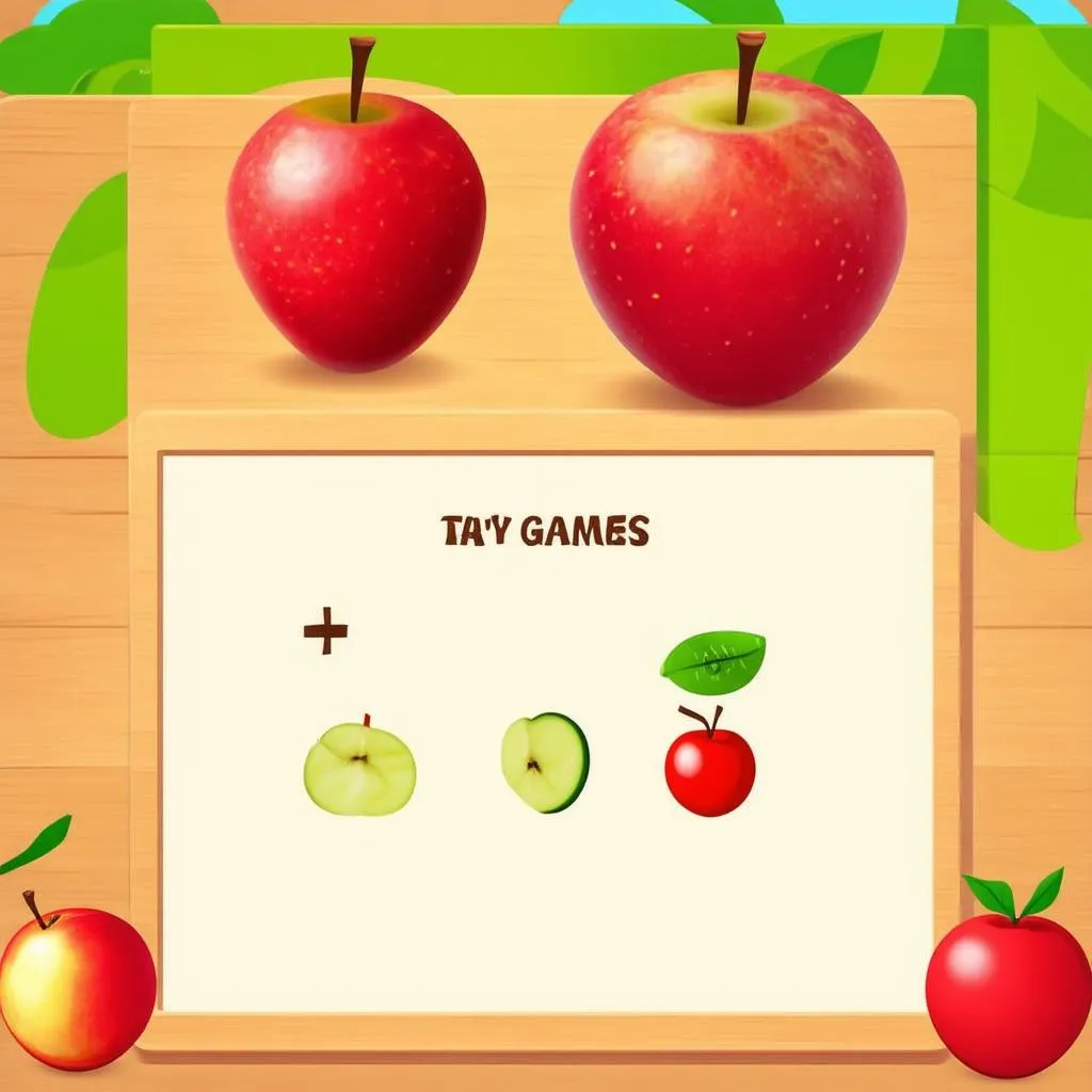 Game nối trái cây đơn giản