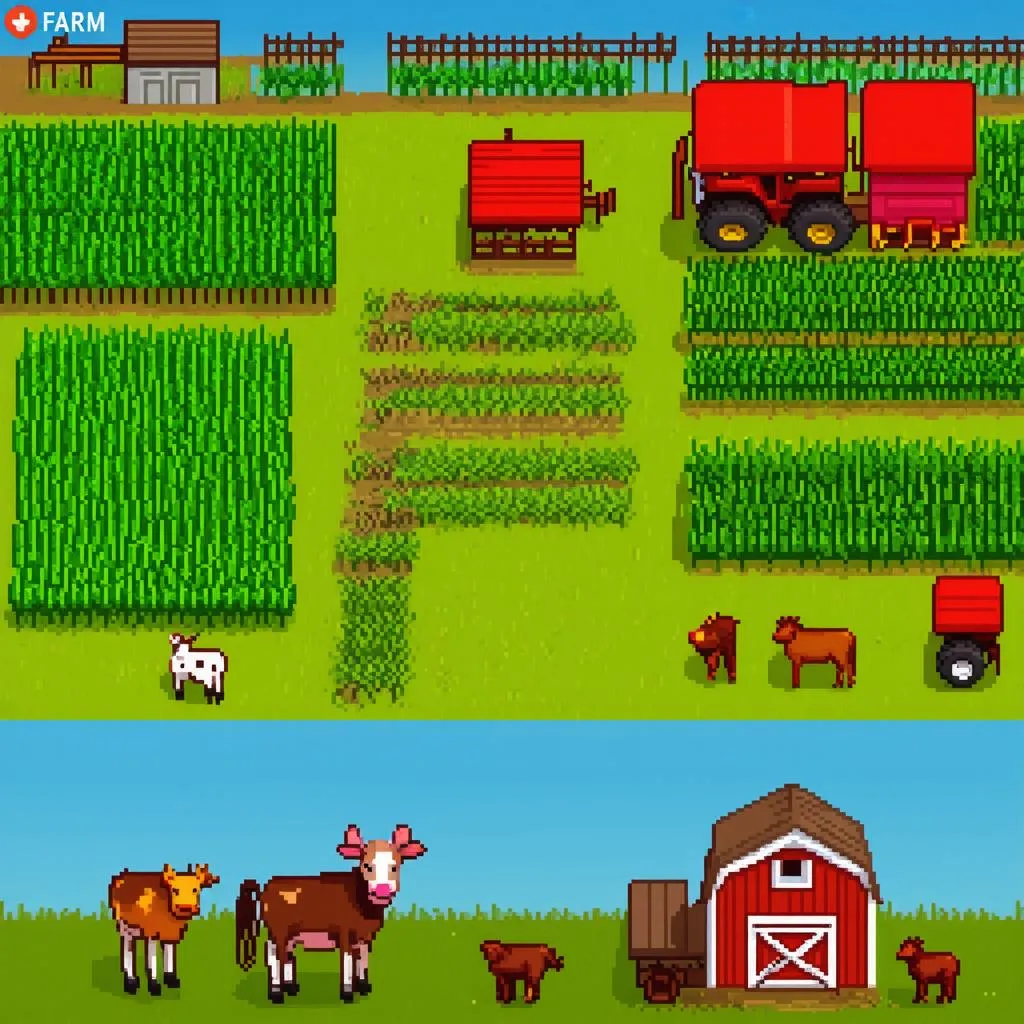 Game nông trại 2D FarmVille 2