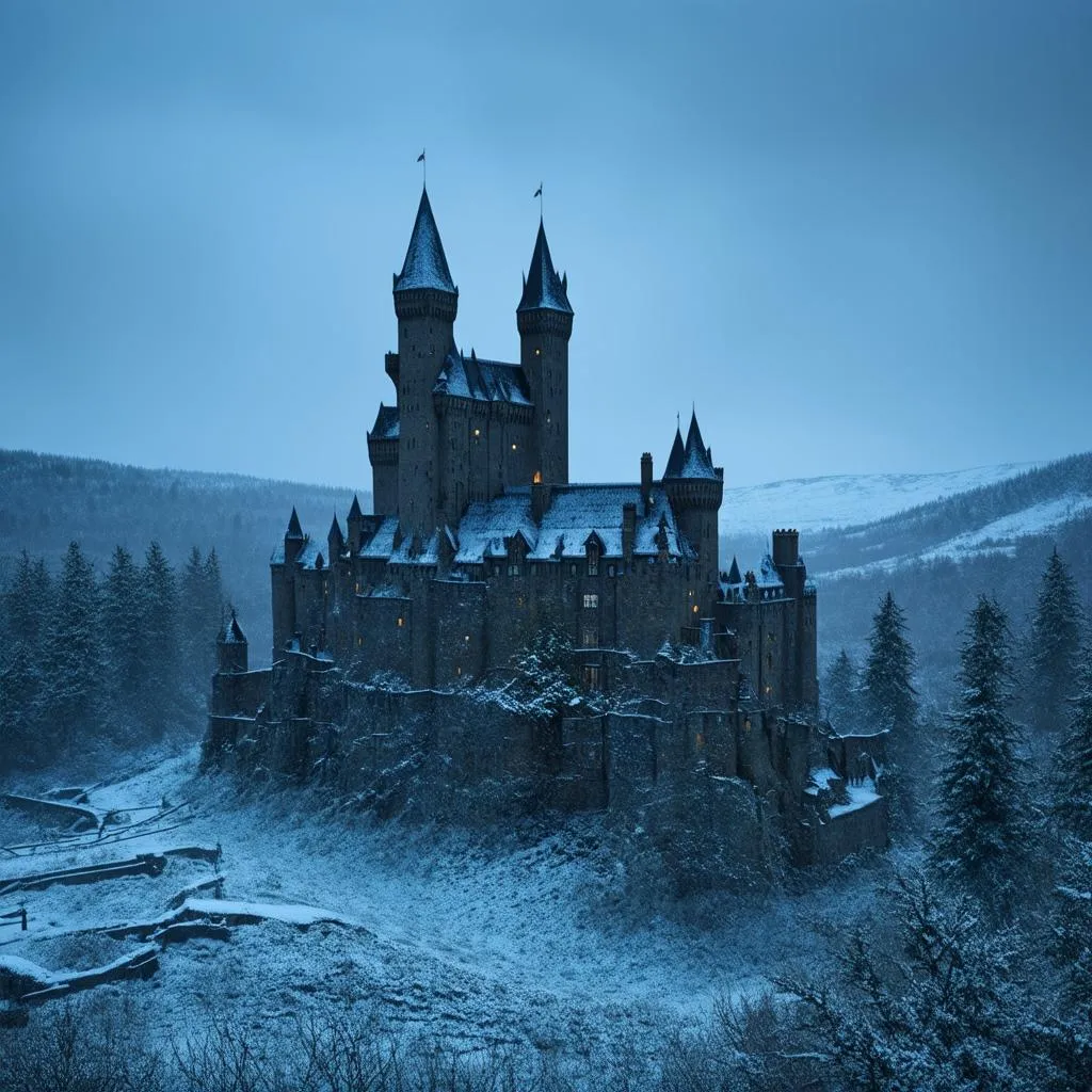 Ảnh nền Winterfell 4K