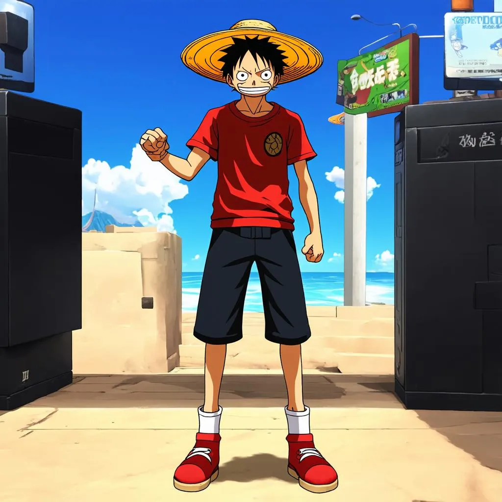 Luffy trong game One Piece Solo