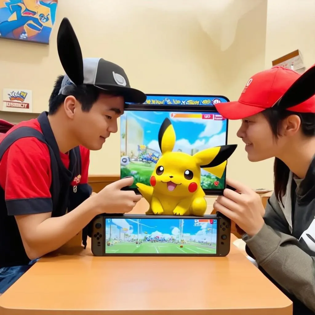 Pokemon Let's Go Pikachu/Eevee 2 người