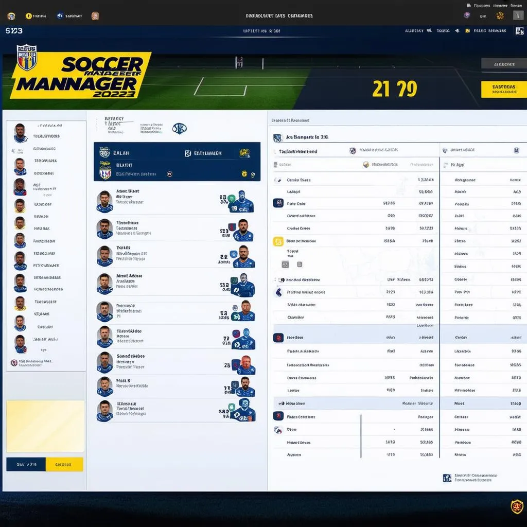 Soccer Manager 2023: Trò chơi quản lý bóng đá