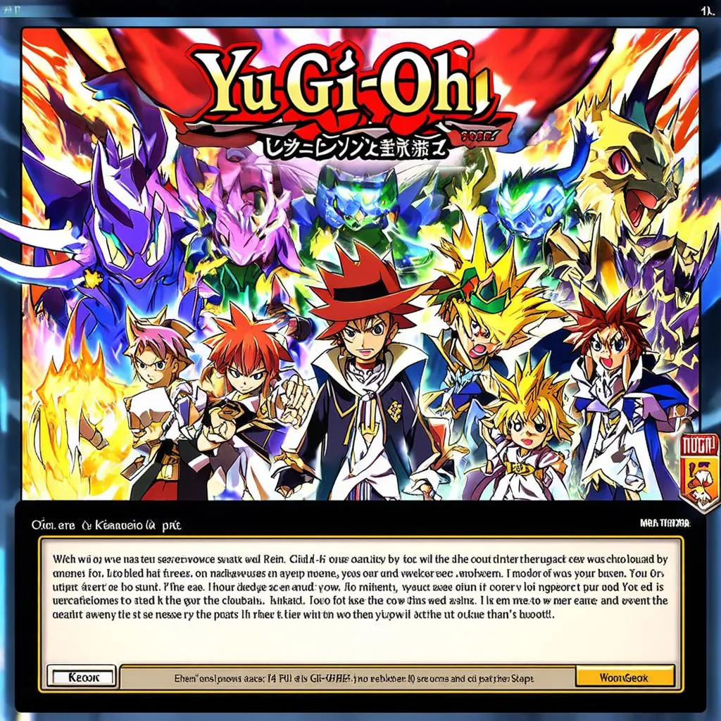 game yu-gi-oh pc mo phong