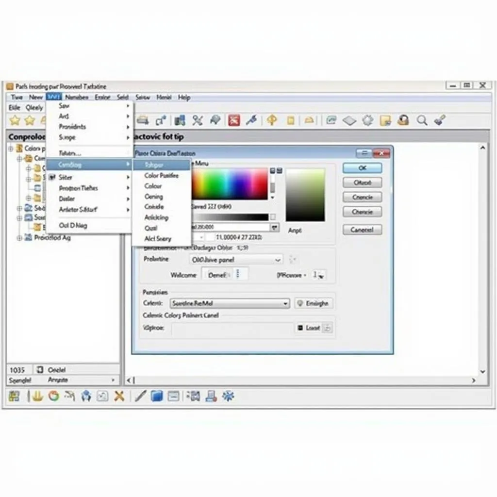 Giao diện phần mềm Corel X7