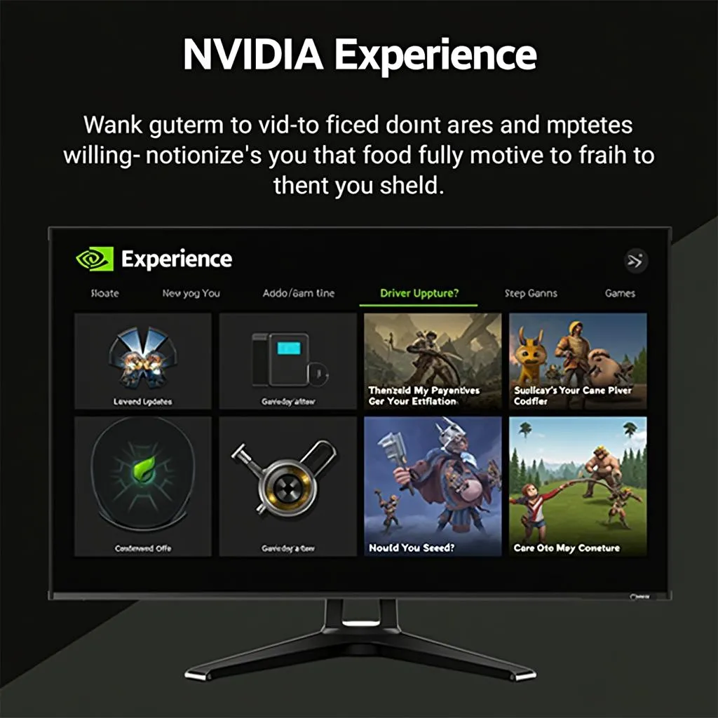 Giao diện NVIDIA Experience