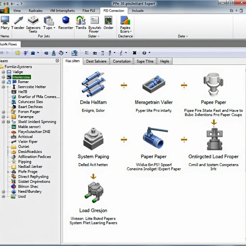 Giao diện phần mềm Pipe Flow Expert