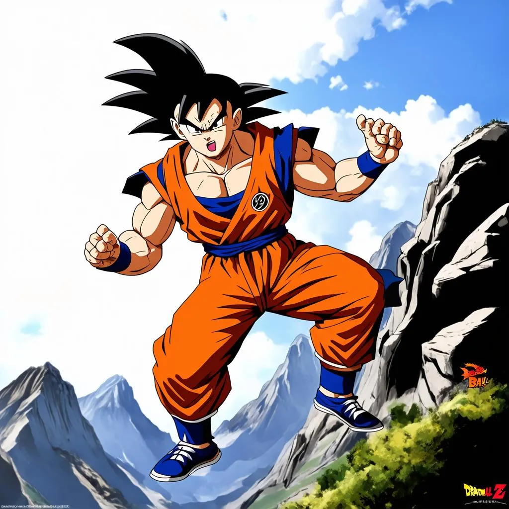 Goku Training Intense Workout