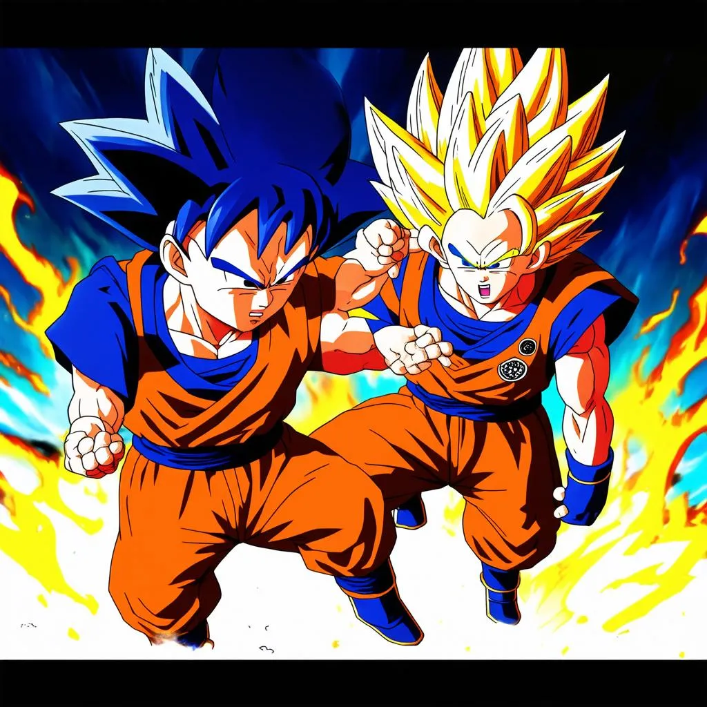 Huấn luyện của Goku và Vegeta