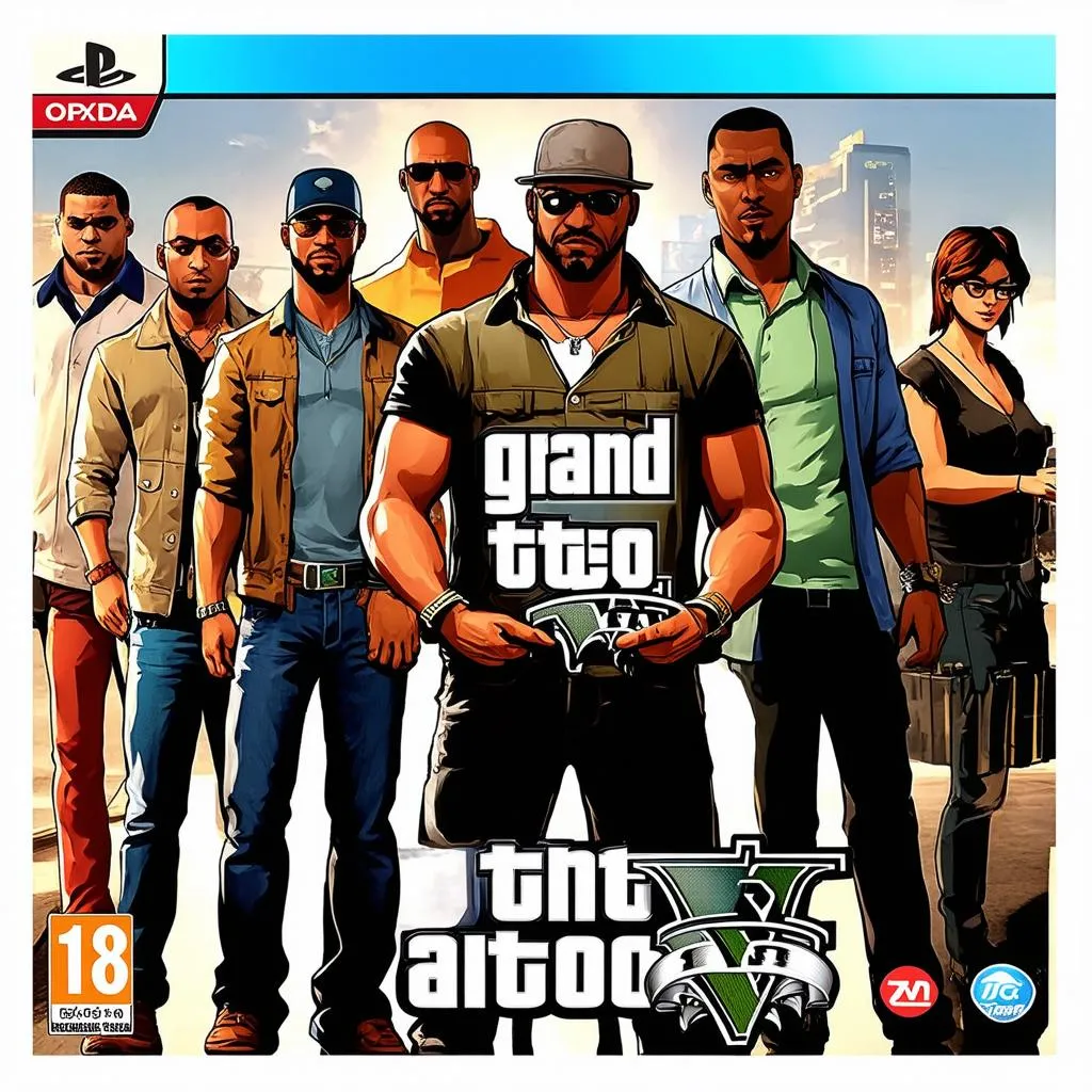 Bìa game GTA V