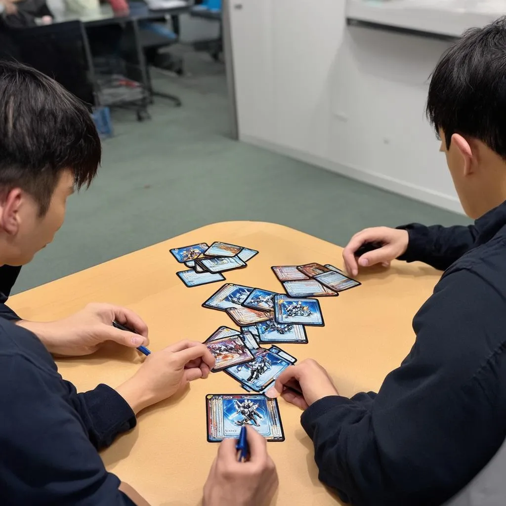 gundam card game players