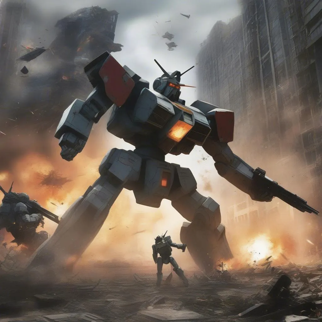 Gundam RTS Game Battle