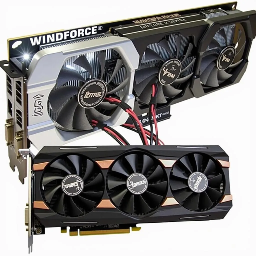 Hệ thống tản nhiệt WINDFORCE của 1070 G1 Gaming