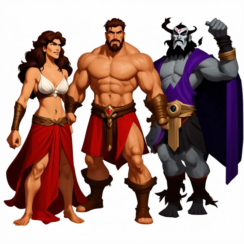 Hercules Game Characters