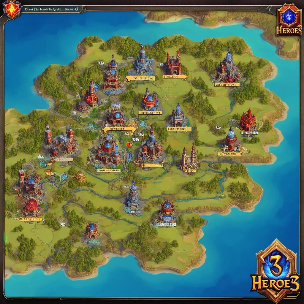 Map of Heroes 3