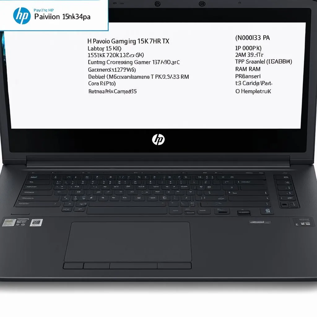 Thông số kỹ thuật HP Pavilion Gaming 15 dk0003tx 7hr34pa