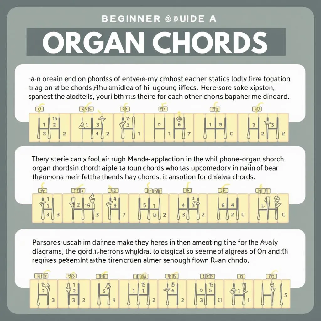 Hướng dẫn hợp âm organ cho người mới bắt đầu