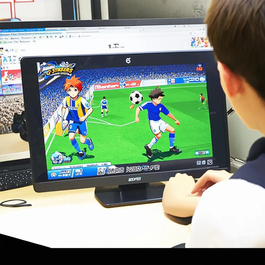 Inazuma Eleven Go Strikers 2013 gameplay