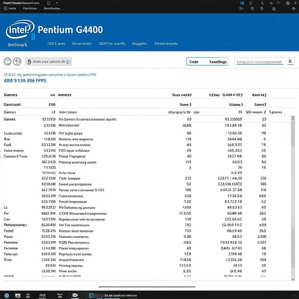 Hiệu năng Intel Pentium G4400 trong game