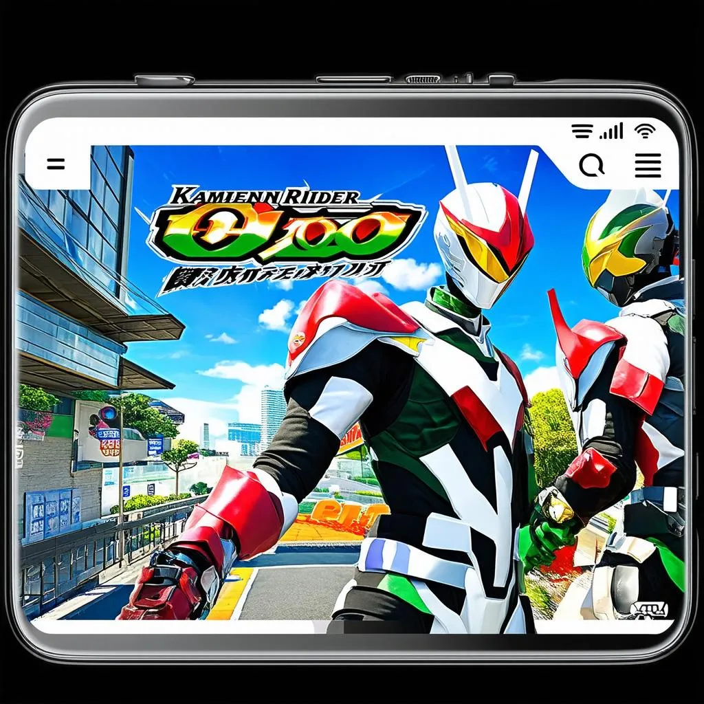 Kamen Rider OOO Game trên điện thoại