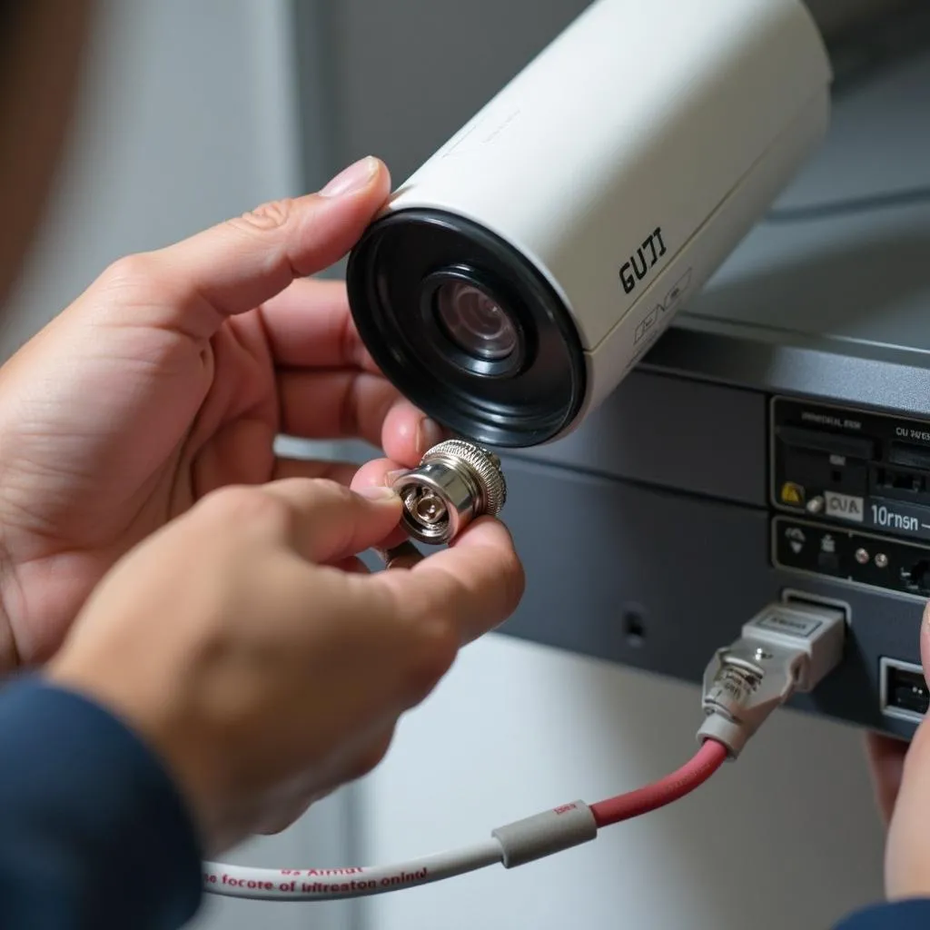 Kết nối camera với đầu ghi