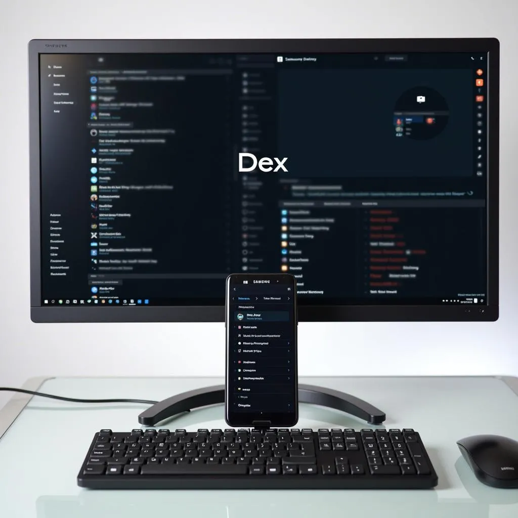 Kết nối Samsung Dex với màn hình