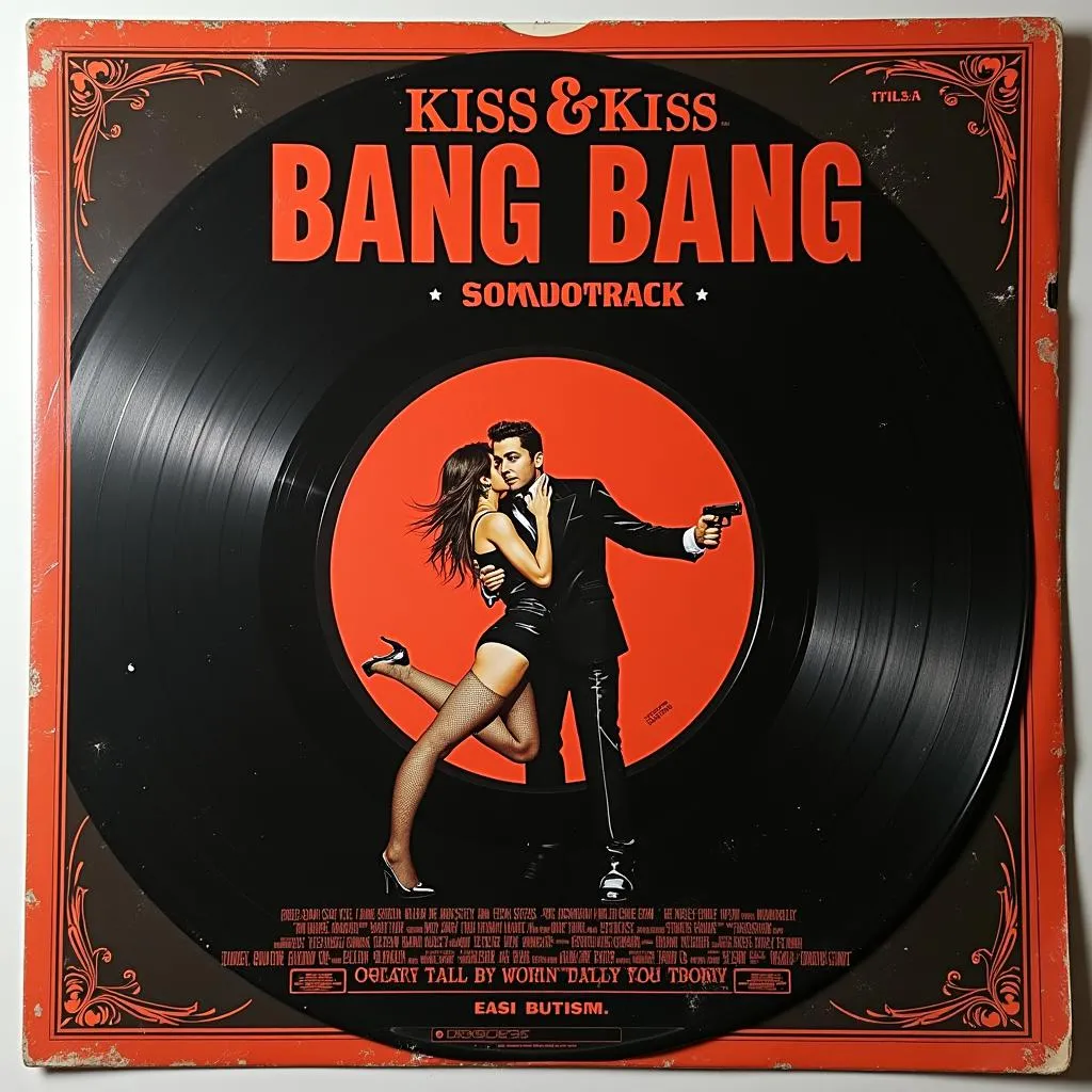 Bìa album nhạc phim Kiss Kiss Bang Bang phiên bản đĩa than