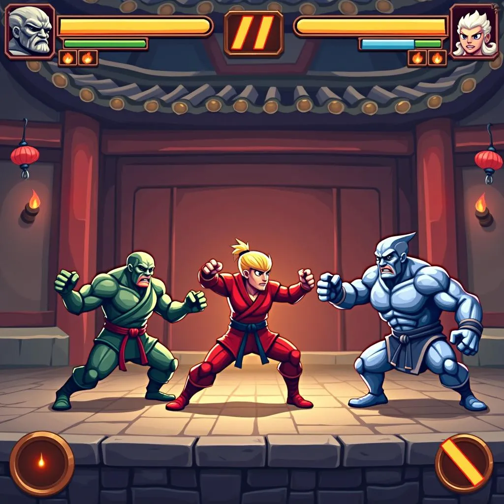 Màn hình chơi game Kung Fu Strike