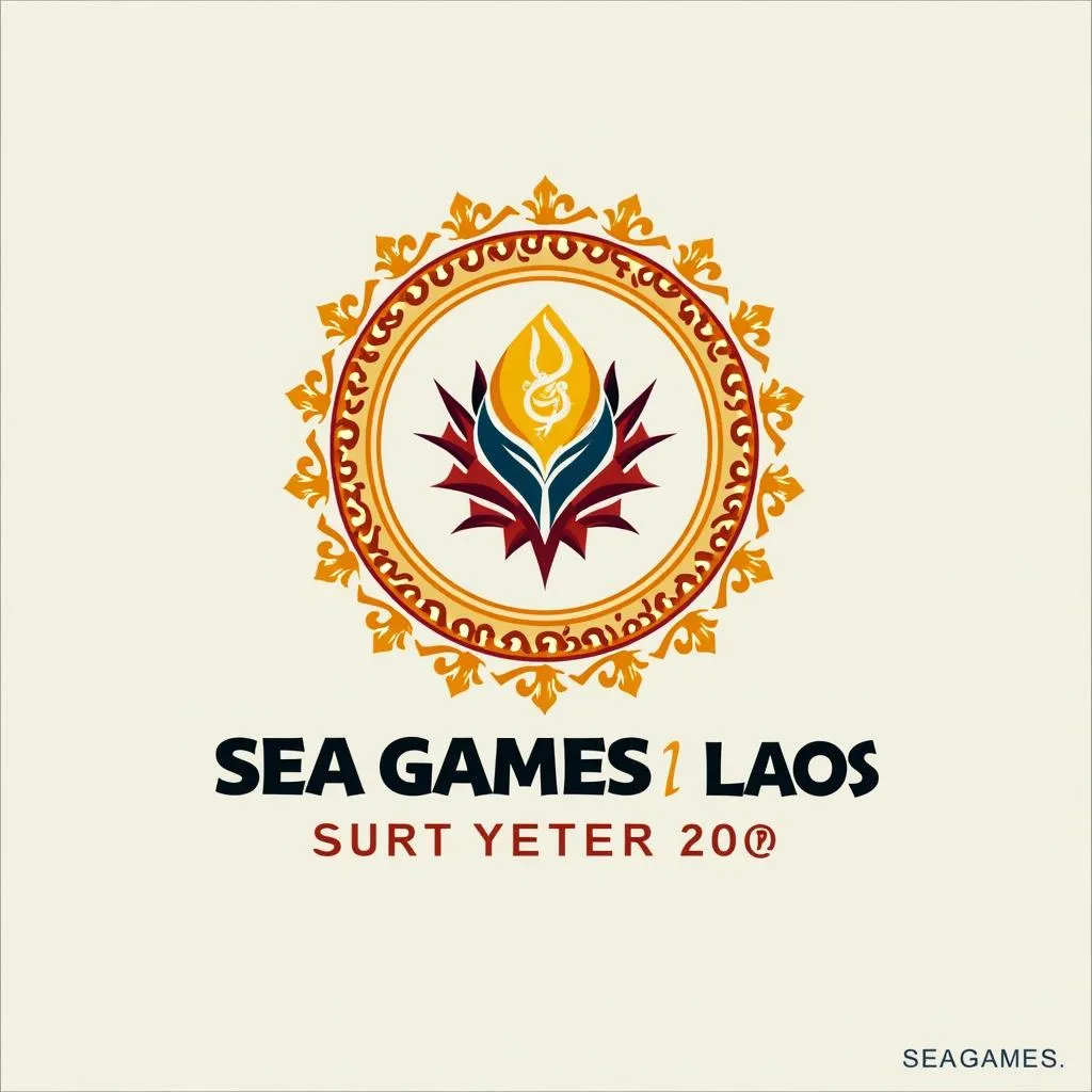 Logo SEA Games tại Lào