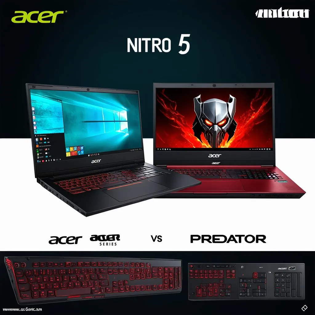 Series laptop Acer chơi game