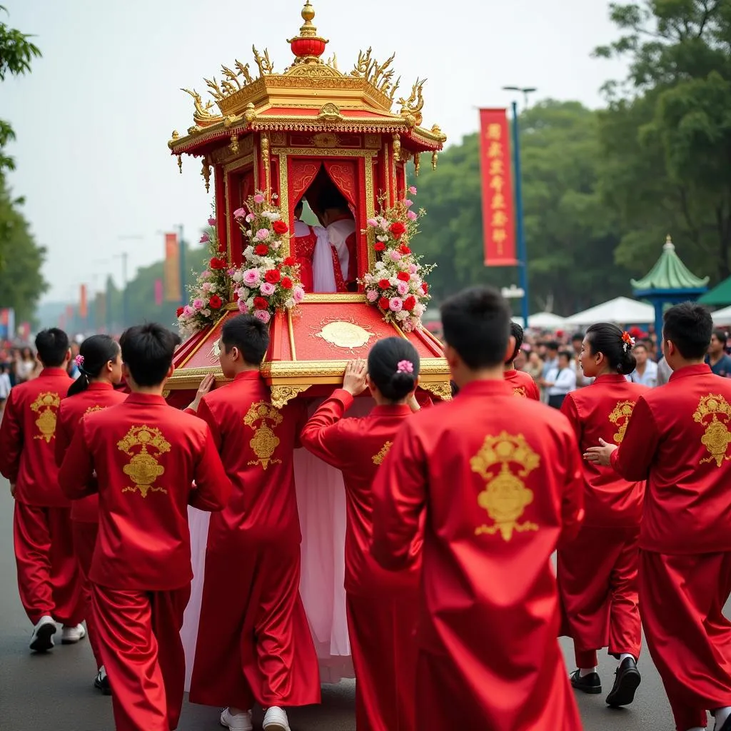 Lễ rước dâu bằng kiệu