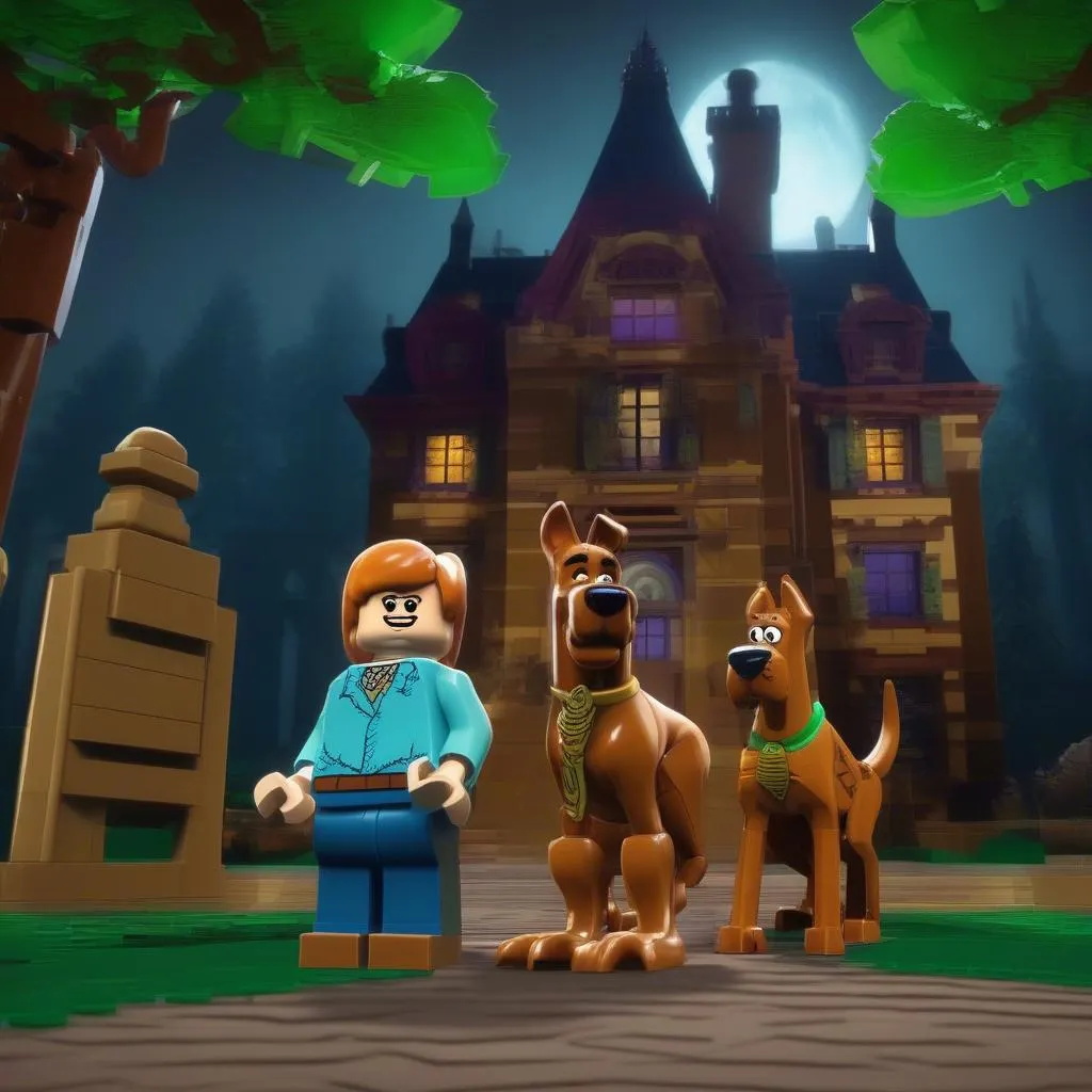 Lego Scooby Doo game chơi