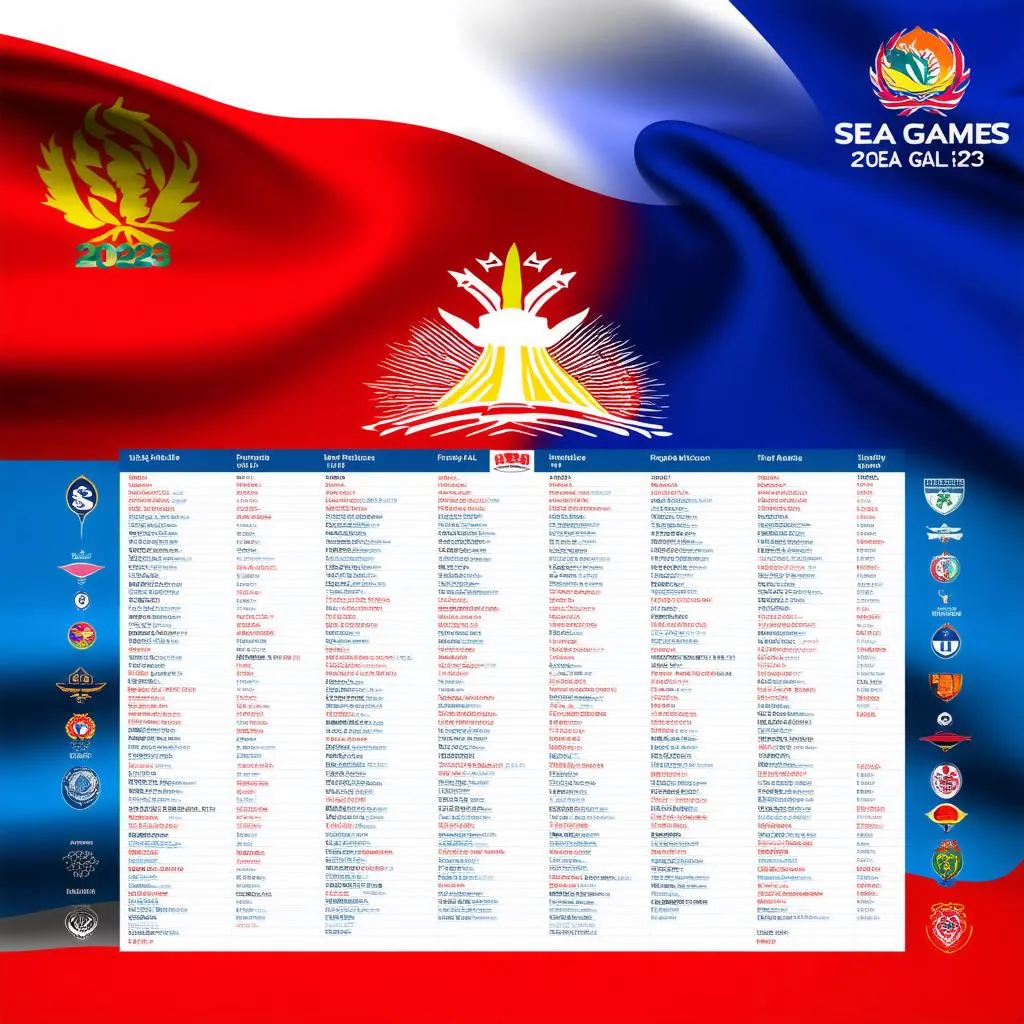 Lịch thi đấu SEA Games 2023