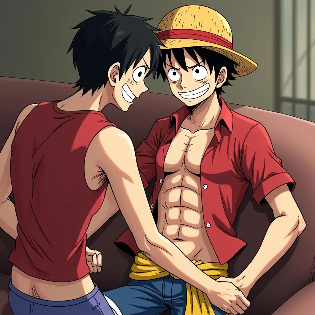 Luffy trong One Piece hentai game