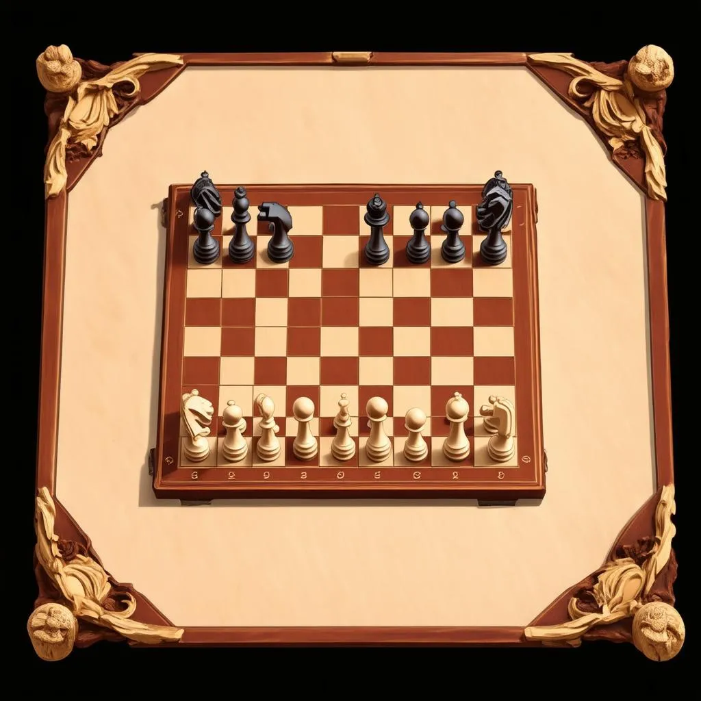 Bàn cờ Majestic Chess với thiết kế độc đáo