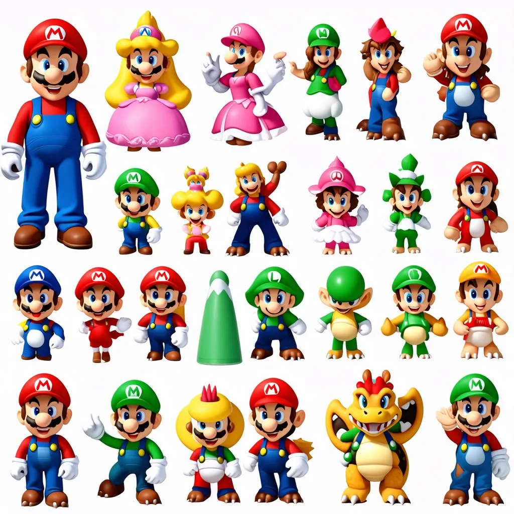 super mario characters