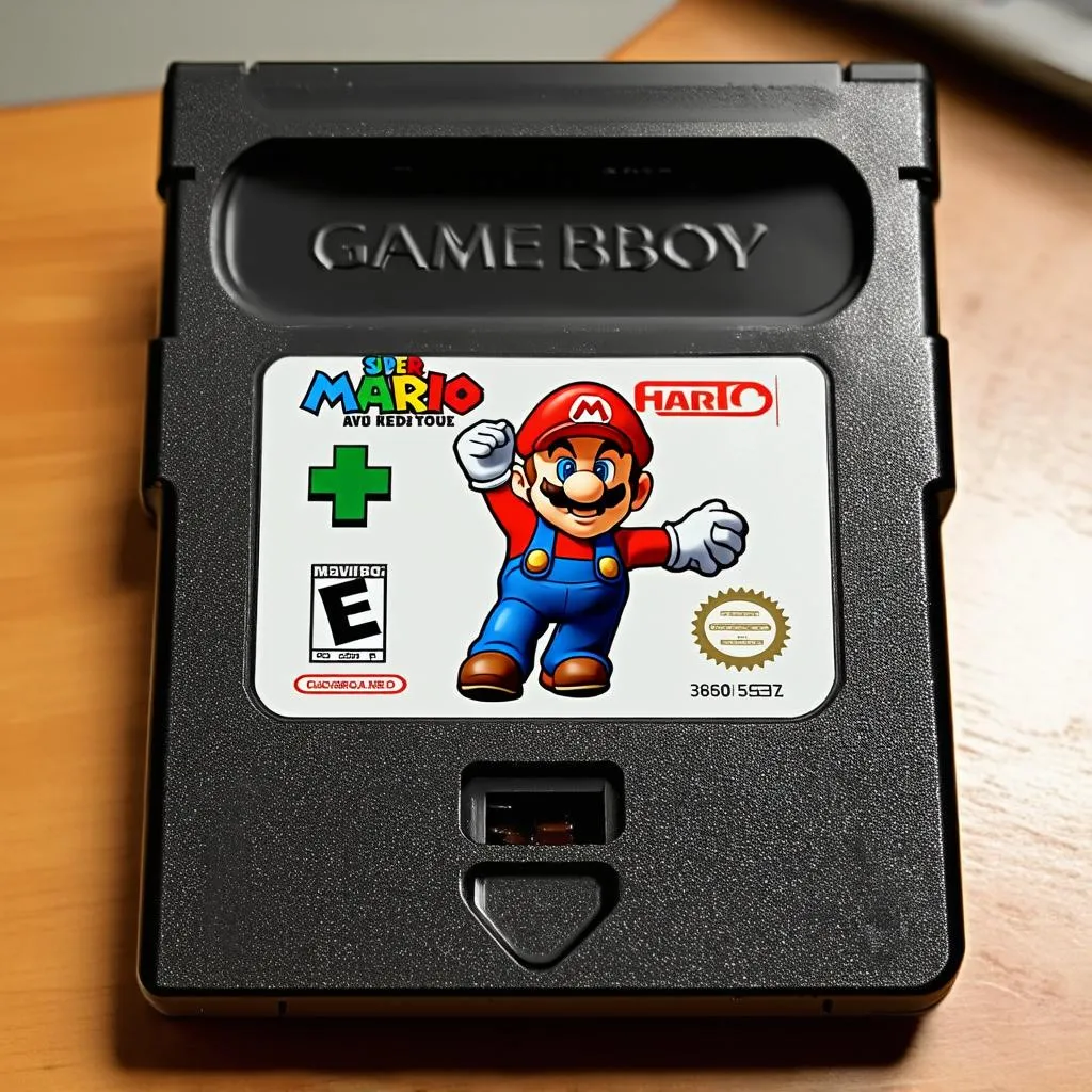 Game retro - Mario trên nền Gameboy