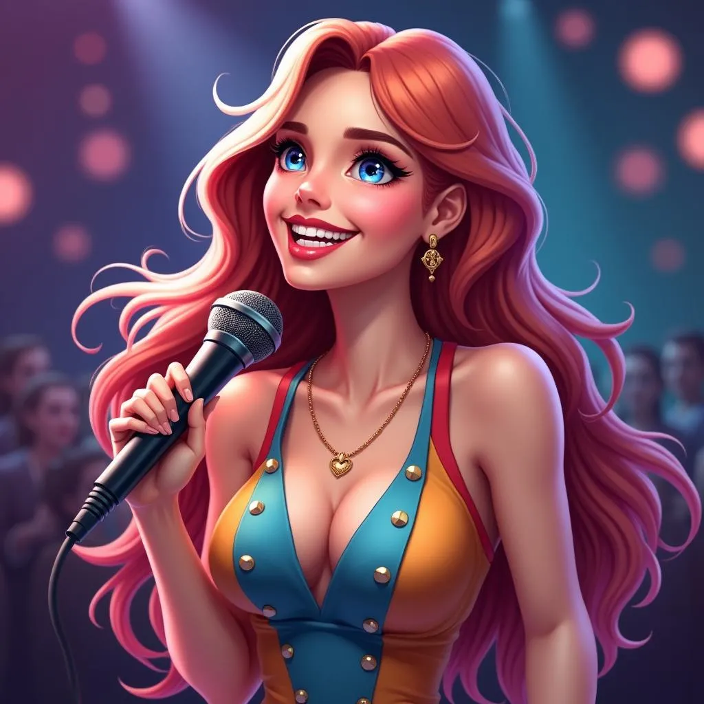 Nụ cười rạng rỡ của MC game