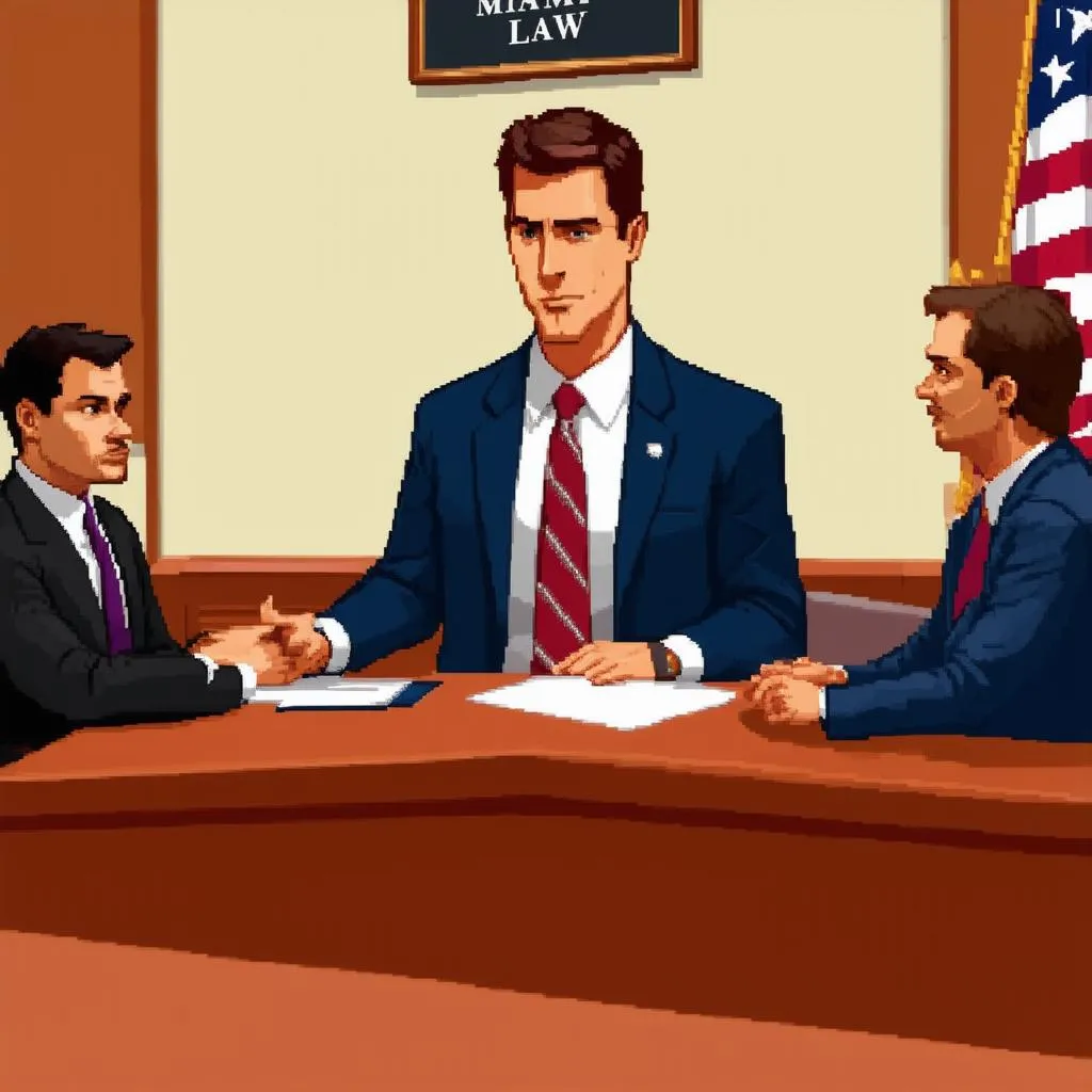 Miami Law Game Scene