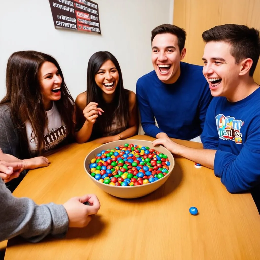 M&M Game - People Enjoying