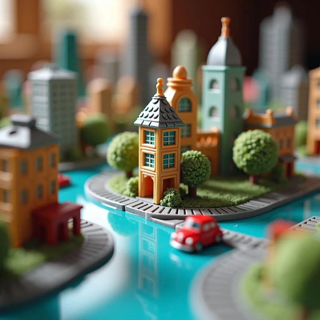 Trò chơi Monopoly City với mô hình thành phố 3D