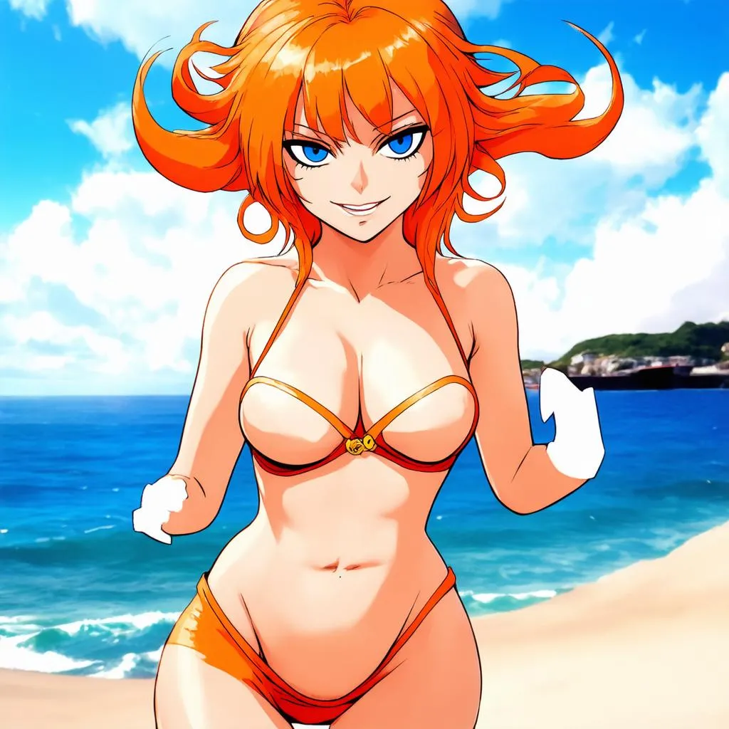 Nami xinh đẹp trong One Piece